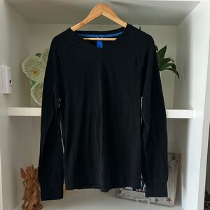 Kit and Ace Black Crewneck Long Sleeve T-shirt